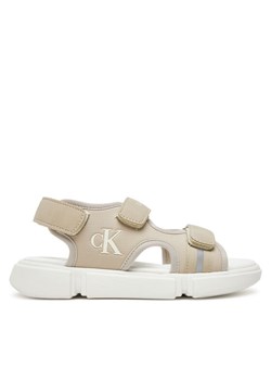 Calvin Klein Jeans Sandały V3B2-83024-1692 S Écru ze sklepu MODIVO w kategorii Sandały dziecięce - zdjęcie 181203673