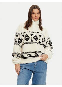 Roxy Polar Treasure Soul ERJPF03178 Écru Relaxed Fit - id: 0000303983765 - marki ROXY - 181203724 Roxy Polar Treasure Soul ERJPF03178 Écru Relaxed Fit ze sklepu MODIVO w kategorii Bluzy damskie - zdjęcie 181203724