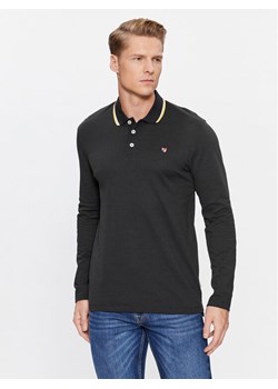 Jack&Jones Polo 12174038 Czarny Regular Fit ze sklepu MODIVO w kategorii T-shirty męskie - zdjęcie 181203760