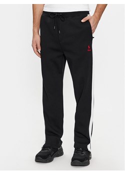 Polo Ralph Lauren Spodnie dresowe 710926505002 Czarny Regular Fit ze sklepu MODIVO w kategorii Spodnie męskie - zdjęcie 181203810