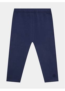 United Colors Of Benetton Legginsy 3MT1GF01L Granatowy Slim Fit ze sklepu MODIVO w kategorii Spodnie chłopięce - zdjęcie 181203840