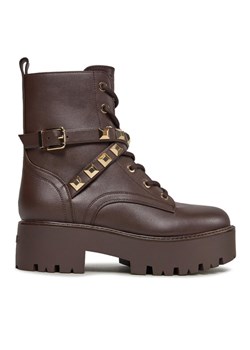 Guess Trapery Vaida FL8VDA Brązowy ze sklepu MODIVO w kategorii Workery damskie - zdjęcie 181203860