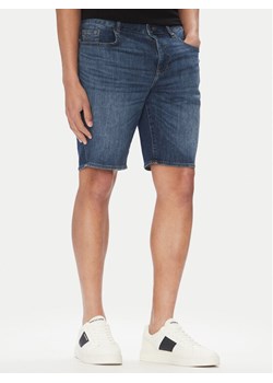 Armani Exchange Szorty jeansowe XM000073 AF13089 MB002 Granatowy Slim Fit ze sklepu MODIVO w kategorii Spodenki męskie - zdjęcie 181203880