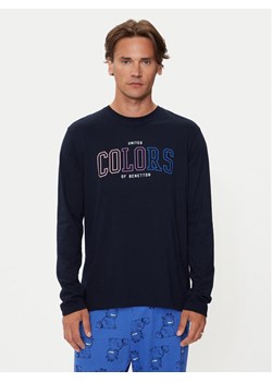 United Colors Of Benetton Longsleeve 3I1XU109C Granatowy Regular Fit ze sklepu MODIVO w kategorii T-shirty męskie - zdjęcie 181203883