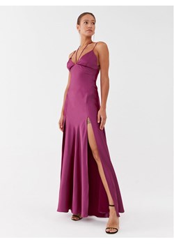 Pinko Sukienka wieczorowa Fissione Abito 101622 Z345 Fioletowy Regular Fit ze sklepu MODIVO w kategorii Sukienki - zdjęcie 181204004