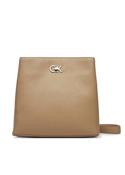 Calvin Klein Torebka Ck Bucket Bag K60K612803 Beżowy ze sklepu MODIVO w kategorii Listonoszki - zdjęcie 181204020