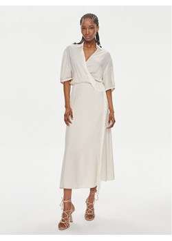 PINKO Sukienka codzienna Macbeth 103561 A1WV Beżowy Relaxed Fit ze sklepu MODIVO w kategorii Sukienki - zdjęcie 181204100
