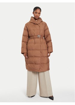 PINKO Kurtka zimowa Collirio 103828 A11M Brązowy Regular Fit ze sklepu MODIVO w kategorii Kurtki damskie - zdjęcie 181204261