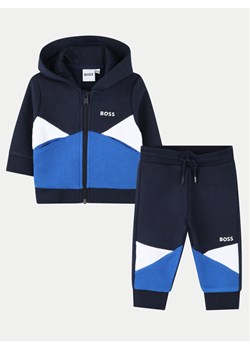 Boss Dres J51262 S Granatowy Regular Fit ze sklepu MODIVO w kategorii Dresy chłopięce - zdjęcie 181204323