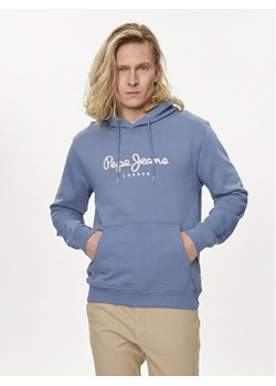 Pepe Jeans Bluza Saul PM582695 Niebieski Regular Fit ze sklepu MODIVO w kategorii Bluzy męskie - zdjęcie 181204444