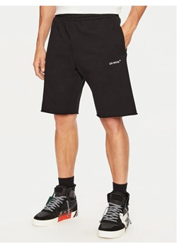 Off-White Szorty sportowe OMCI006S22FLE0151001 Czarny Regular Fit ze sklepu MODIVO w kategorii Spodenki męskie - zdjęcie 181204603