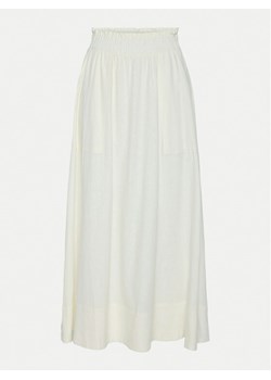 YAS Spódnica maxi Flaxy 26036370 Biały Regular Fit ze sklepu MODIVO w kategorii Spódnice - zdjęcie 181204661