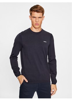 Boss Sweter Ever-X_Cn 50498539 Granatowy Regular Fit ze sklepu MODIVO w kategorii Swetry męskie - zdjęcie 181204802
