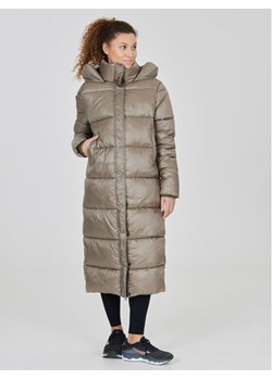 Athlecia Kurtka puchowa Elly W Maxi Puffer EA233361 Brązowy Regular Fit ze sklepu MODIVO w kategorii Kurtki damskie - zdjęcie 181204963