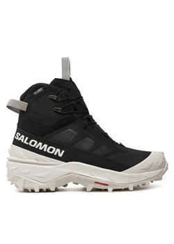 Salomon Trekkingi Crosstrak Powder Waterproof L47569700 Czarny ze sklepu MODIVO w kategorii Buty trekkingowe męskie - zdjęcie 181205170