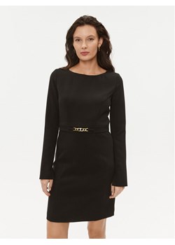 TWINSET Sukienka codzienna 232TT2195 Czarny Regular Fit ze sklepu MODIVO w kategorii Sukienki - zdjęcie 181205202