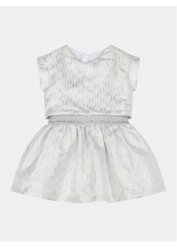 Karl Lagerfeld Kids Sukienka codzienna Z30121 M Écru Regular Fit ze sklepu MODIVO w kategorii Sukienki niemowlęce - zdjęcie 181205204