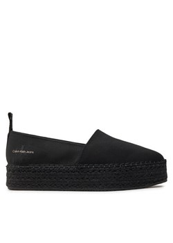 Calvin Klein Jeans Espadryle Platform Espadrille Mix Ml Mtl YW0YW01622 Czarny ze sklepu MODIVO w kategorii Espadryle damskie - zdjęcie 181205283