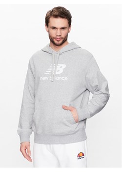 New Balance Bluza MT31537 Szary Relaxed Fit ze sklepu MODIVO w kategorii Bluzy męskie - zdjęcie 181205350