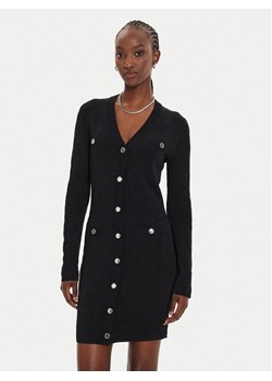 Pinko Sukienka dzianinowa Solfitaggio Abito 103974 A21T Czarny Slim Fit ze sklepu MODIVO w kategorii Sukienki - zdjęcie 181205370