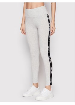 Guess Legginsy V2YB14 KABR0 Szary Slim Fit ze sklepu MODIVO w kategorii Spodnie damskie - zdjęcie 181205394