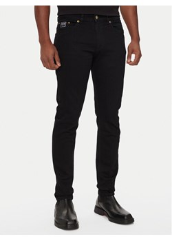 Versace Jeans Couture Jeansy 77GAB5DM Czarny Narrow Fit ze sklepu MODIVO w kategorii Jeansy męskie - zdjęcie 181205454
