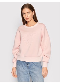 Guess Bluza Corina W1BQ04 K7UW2 Różowy Relaxed Fit ze sklepu MODIVO w kategorii Bluzy damskie - zdjęcie 181205523