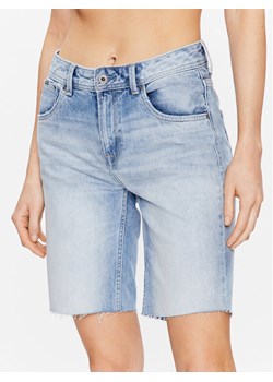 Pepe Jeans Szorty jeansowe Violet Bermuda PL801006HQ8 Niebieski Relaxed Fit ze sklepu MODIVO w kategorii Szorty - zdjęcie 181205532