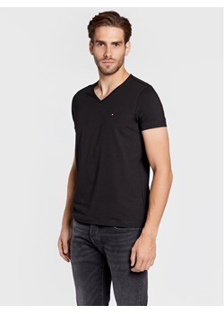 Tommy Hilfiger T-Shirt Core Stretch MW0MW27540 Czarny Slim Fit ze sklepu MODIVO w kategorii T-shirty męskie - zdjęcie 181205594