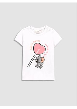 Coccodrillo T-Shirt WC3143201LIG Biały Regular Fit ze sklepu MODIVO w kategorii Bluzki dziewczęce - zdjęcie 181205613