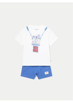 Mayoral Komplet t-shirt i spodenki 1657 Niebieski Regular Fit ze sklepu MODIVO w kategorii Komplety niemowlęce - zdjęcie 181205753