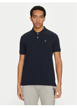U.S. Polo Assn. Polo MUP3637 Granatowy Regular Fit ze sklepu MODIVO w kategorii T-shirty męskie - zdjęcie 181205801