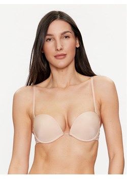 Wonderbra Biustonosz z fiszbiną WB009243 Beżowy ze sklepu MODIVO w kategorii Biustonosze - zdjęcie 181205804