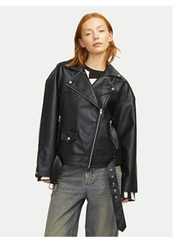 JJXX Kurtka z imitacji skóry Frida 12257725 Czarny Loose Fit - id: 0000304517600 - marki Jjxx - 181205911 JJXX Kurtka z imitacji skóry Frida 12257725 Czarny Loose Fit ze sklepu MODIVO w kategorii Kurtki damskie - zdjęcie 181205911