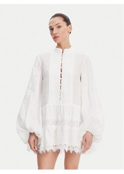 BARDOT Sukienka letnia Antonia Lace Trim 59849DB Biały Relaxed Fit ze sklepu MODIVO w kategorii Sukienki - zdjęcie 181205912
