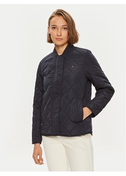 Tommy Hilfiger Kurtka przejściowa WW0WW42376 Granatowy Regular Fit ze sklepu MODIVO w kategorii Kurtki damskie - zdjęcie 181205942