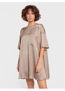 American Vintage Sukienka codzienna Widland WID14FH22 Beżowy Relaxed Fit ze sklepu MODIVO w kategorii Sukienki - zdjęcie 181206002