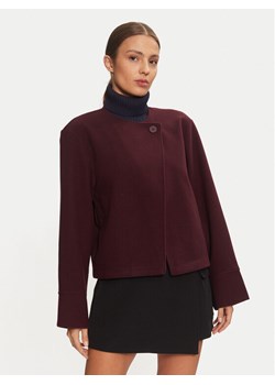 Gina Tricot Marynarka 22836 Bordowy Loose Fit ze sklepu MODIVO w kategorii Marynarki damskie - zdjęcie 181206011