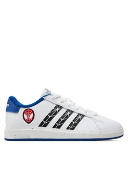 adidas Sneakersy Marvel's Spider-Man Grand Court Kids ID8025 Biały ze sklepu MODIVO w kategorii Buty sportowe dziecięce - zdjęcie 181206063