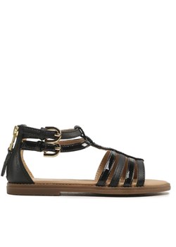 Geox Sandały J Sandal Karly Girl J7235D05402C9999 S Czarny ze sklepu MODIVO w kategorii Sandały dziecięce - zdjęcie 181206104