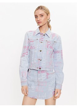 Versace Jeans Couture Kurtka jeansowa 74HAS453 Niebieski Regular Fit ze sklepu MODIVO w kategorii Kurtki damskie - zdjęcie 181206212