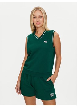 Reebok Kamizelka Cl Cs Vest 100075522 Zielony Regular Fit ze sklepu MODIVO w kategorii Kamizelki damskie - zdjęcie 181206424