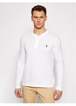 Polo Ralph Lauren Longsleeve Lsl 710790058002 Biały Regular Fit ze sklepu MODIVO w kategorii T-shirty męskie - zdjęcie 181206613