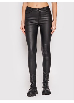Vero Moda Spodnie materiałowe Seven 10138972 Czarny Slim Fit ze sklepu MODIVO w kategorii Spodnie damskie - zdjęcie 181206614