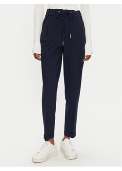 United Colors Of Benetton Spodnie materiałowe 4DI4DF00J Granatowy Regular Fit ze sklepu MODIVO w kategorii Spodnie damskie - zdjęcie 181206652