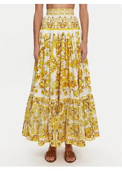 Dolce&Gabbana Spódnica maxi F4CX0T HH5A5 Żółty Regular Fit ze sklepu MODIVO w kategorii Spódnice - zdjęcie 181206790