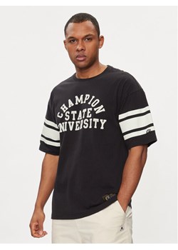Champion T-Shirt 220011 Czarny Standard Fit ze sklepu MODIVO w kategorii T-shirty męskie - zdjęcie 181206871