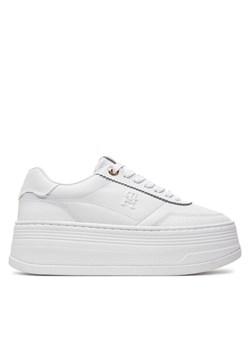 Tommy Hilfiger Sneakersy FW0FW08379 Biały ze sklepu MODIVO w kategorii Buty sportowe damskie - zdjęcie 181206902