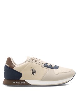 U.S. Polo Assn. Sneakersy NOBIL011M/CNH1 Beżowy ze sklepu MODIVO w kategorii Buty sportowe męskie - zdjęcie 181206910
