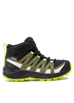 Salomon Trekkingi Xa Pro V8 Mid Climasalomon™ Waterproof L47289600 Czarny ze sklepu MODIVO w kategorii Buty trekkingowe dziecięce - zdjęcie 181206984